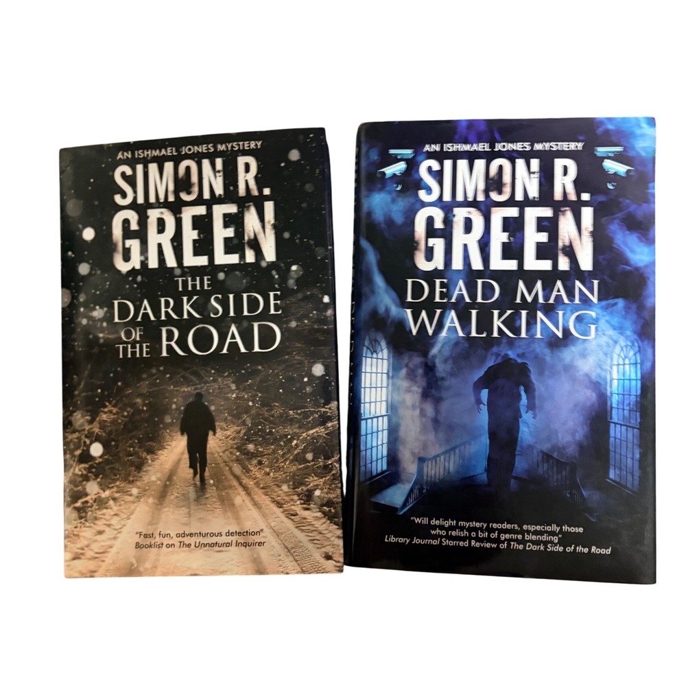 Simon R Green Ishmael Jones Mystery Book Lot The Dark Side of the Road Hardcover
